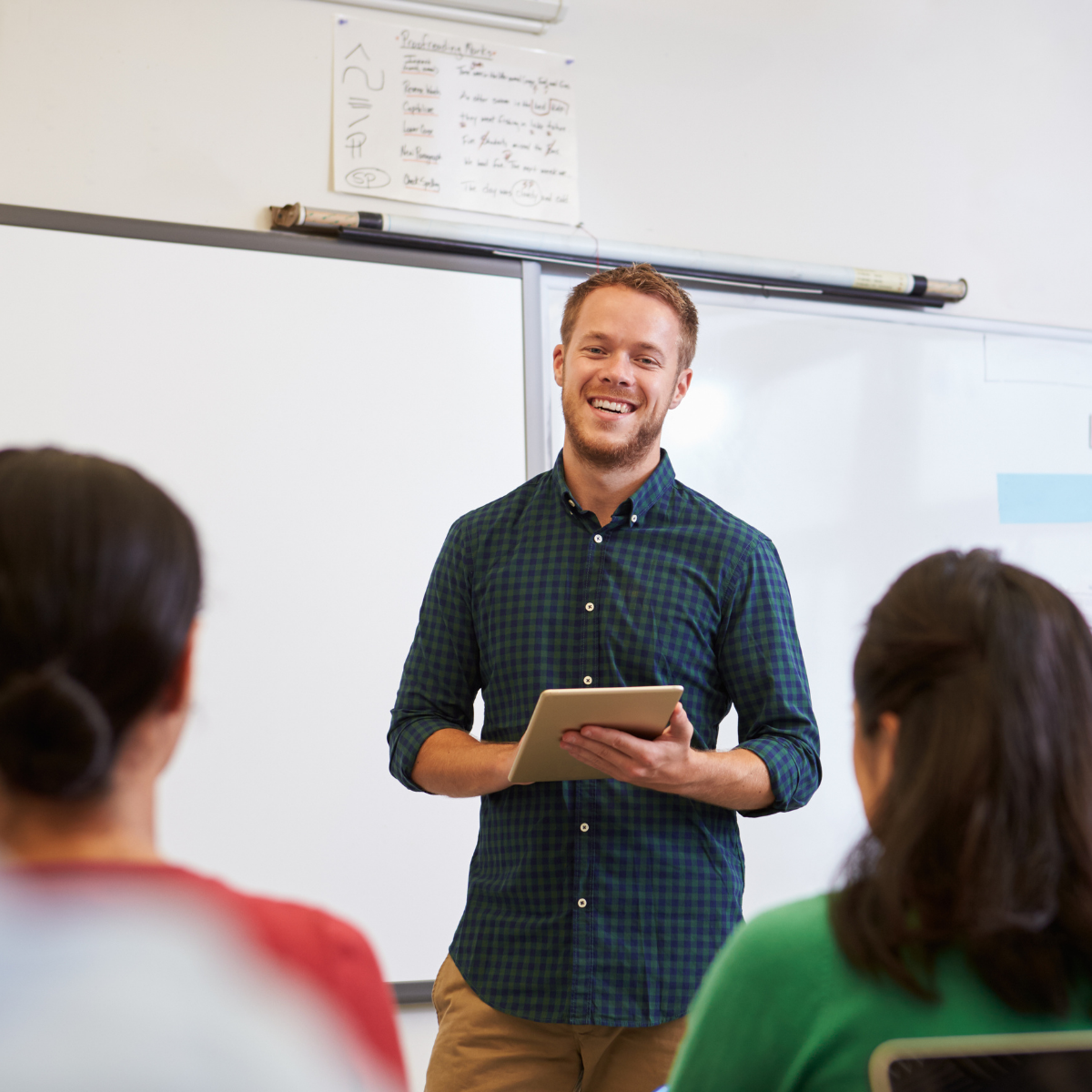 An Elitenglish teacher leading a class